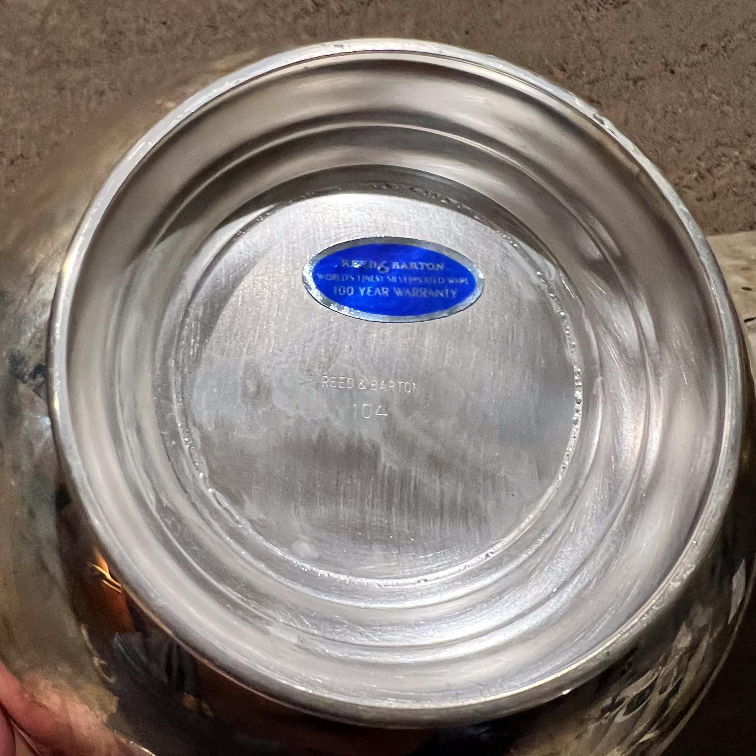 1970s Reed & Barton Elegant Bowl Silverplated Ware For Sale 2