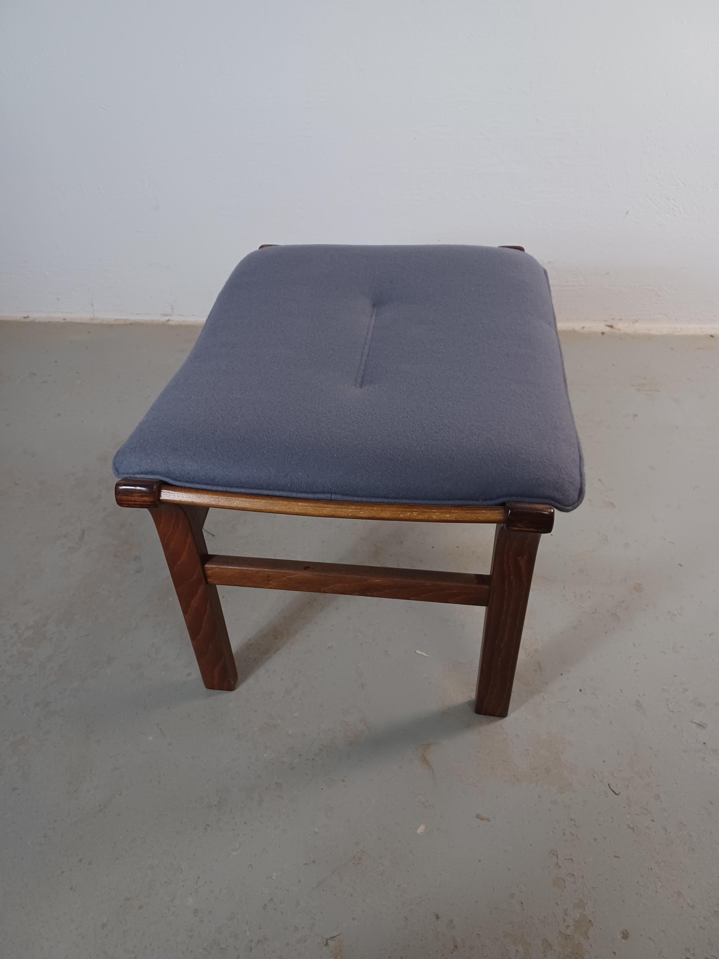 1970's, Refinished Danish Footstool finales del siglo XX en venta