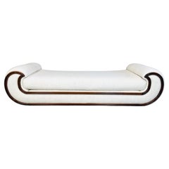 Vintage 1970's Hollywood Regency Chaise Lounge or Daybed by Vivai del Sud, Italy