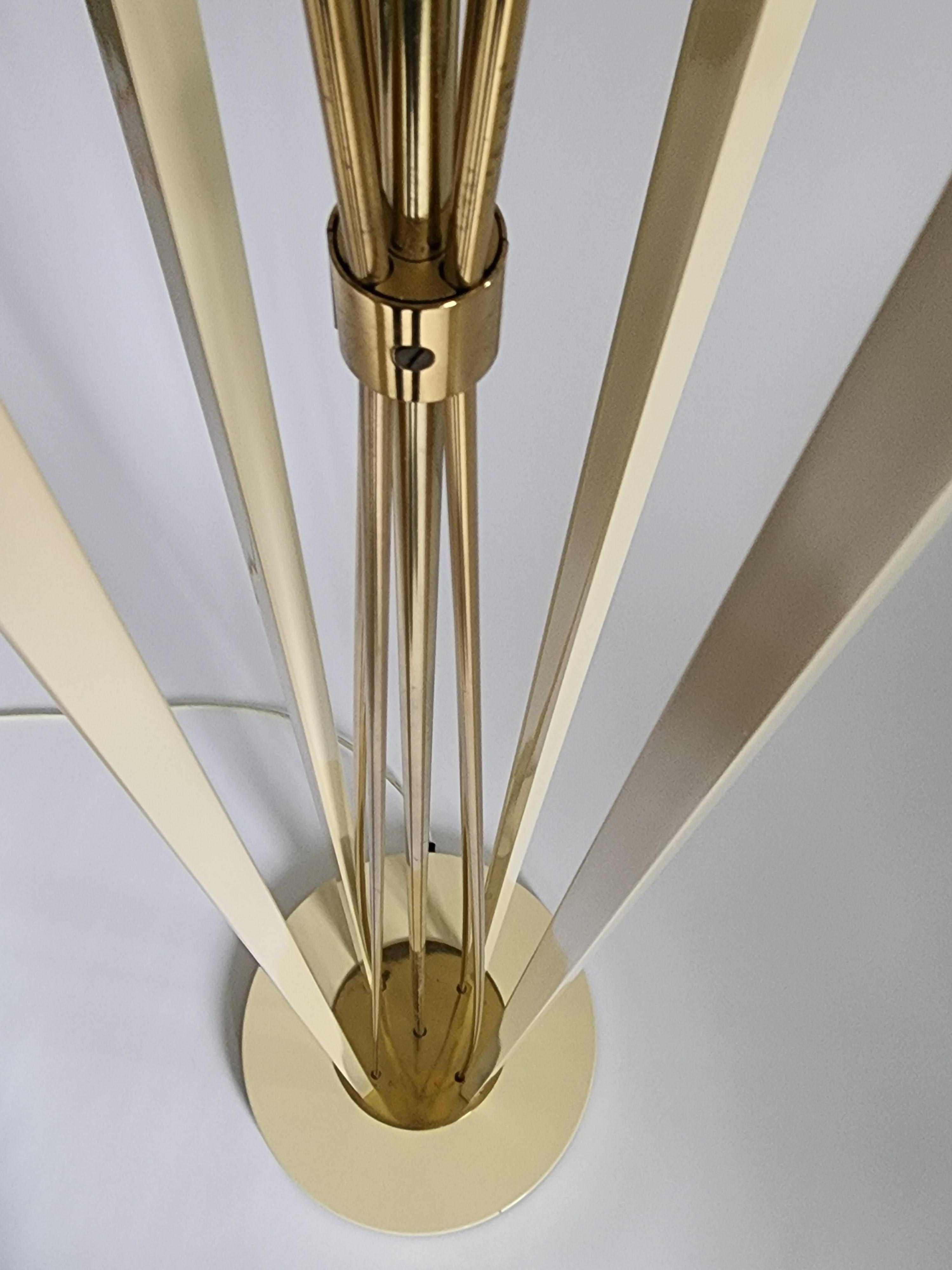 1970s Reggiani Massive Halogen Torchieres, Italia For Sale 3