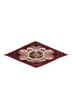 1970s Reissue ‘Washingtons Carriage” Hermes Pleated Silk Scarf