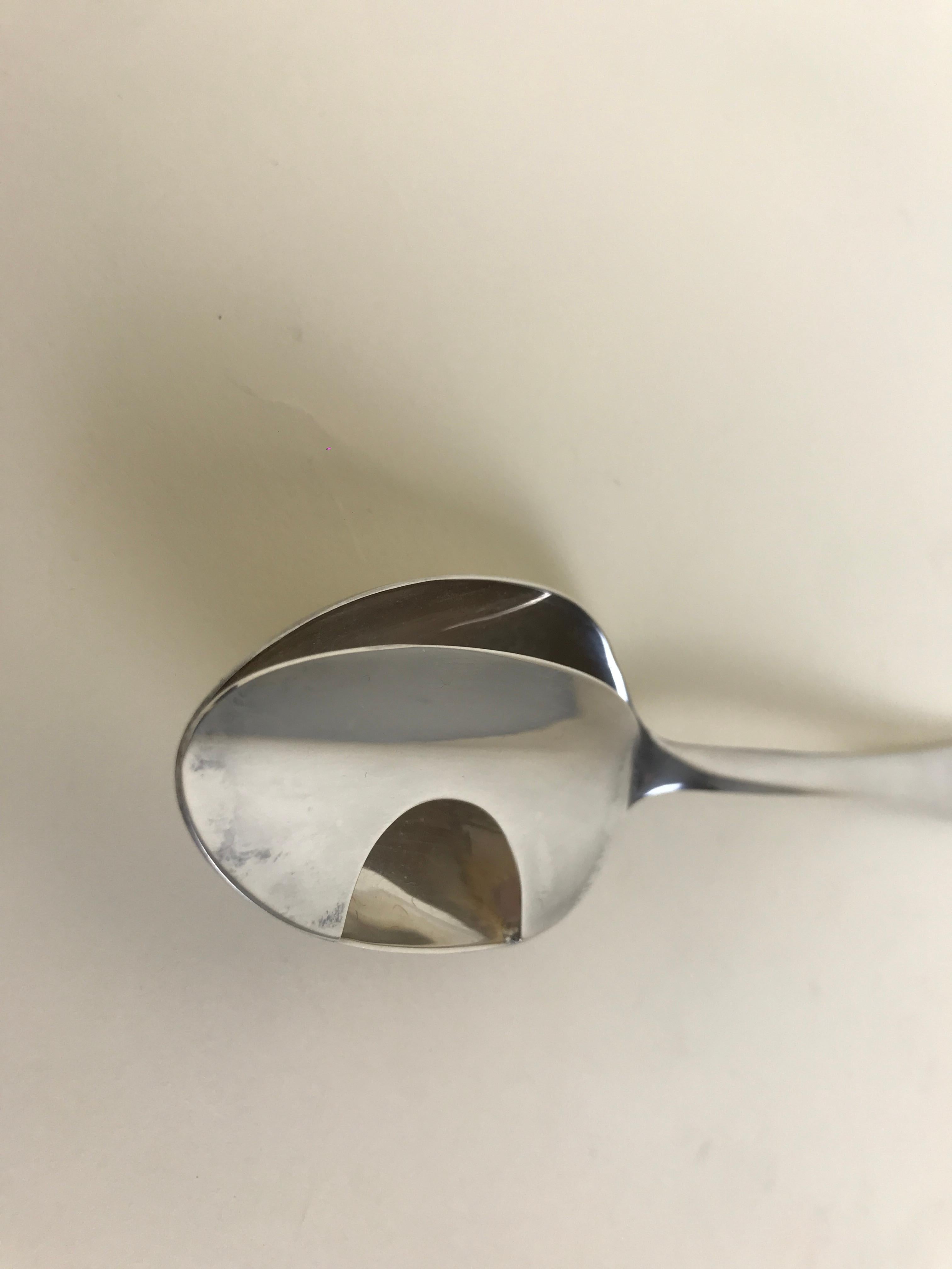Victorian 1970s Reissued America Silver Plated Master Mustache Spoon by Reed & Barton For Sale