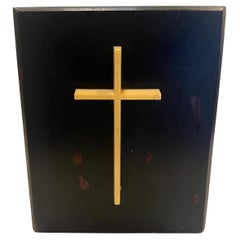 1970's Religious Cross Bookend