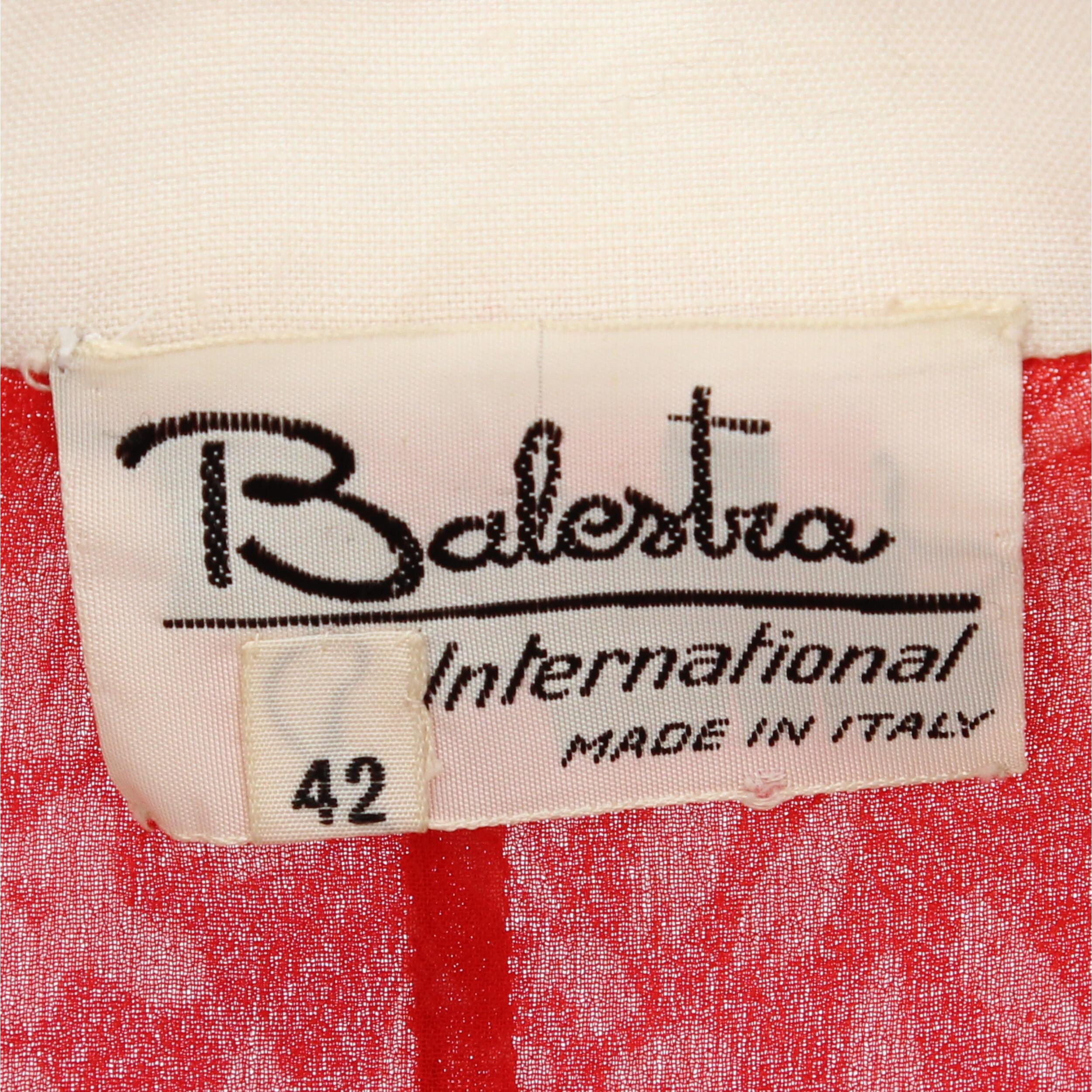 Women's 1970s Renato Balestra Printed Dress