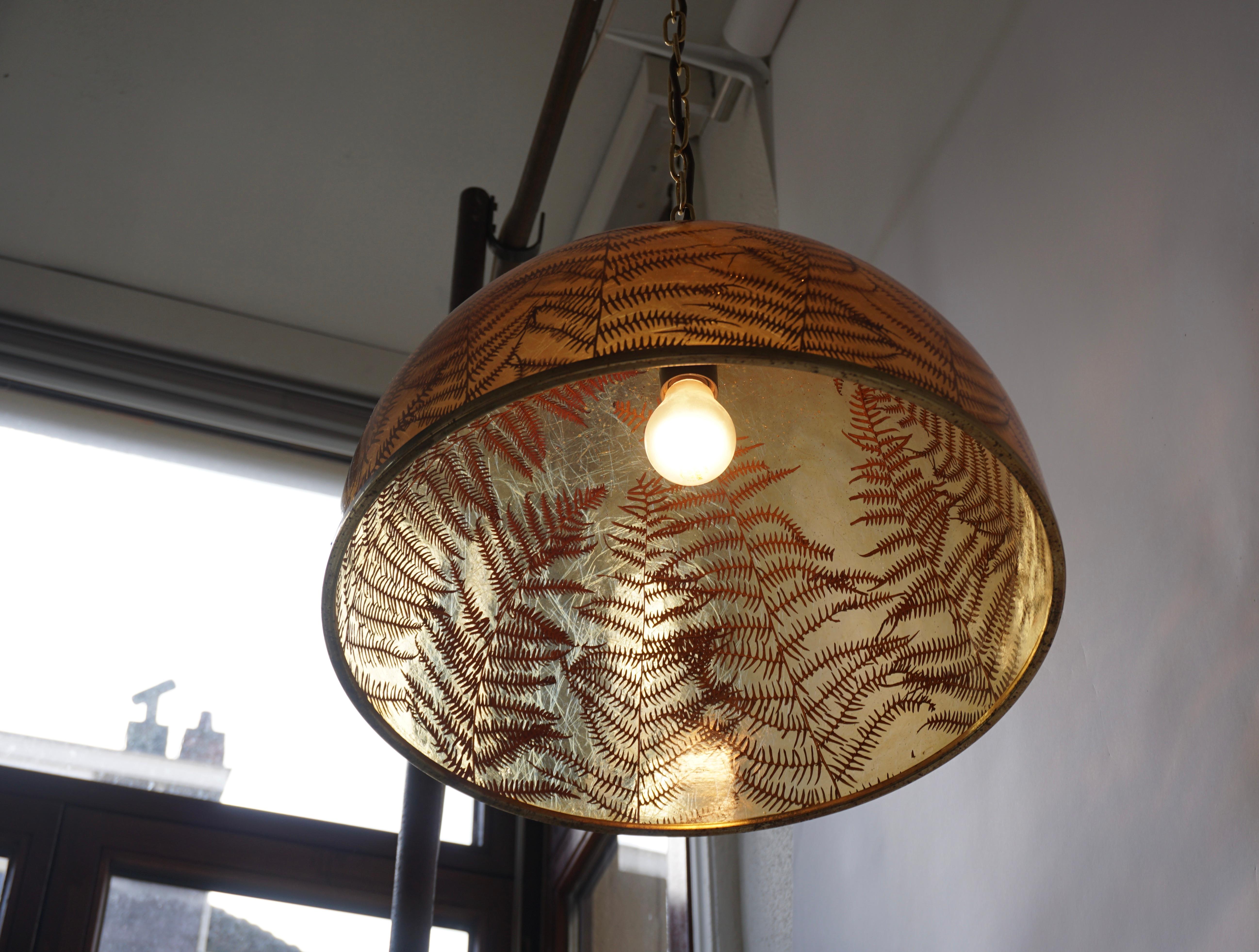 1970s Resin Pendant Lamp For Sale 5