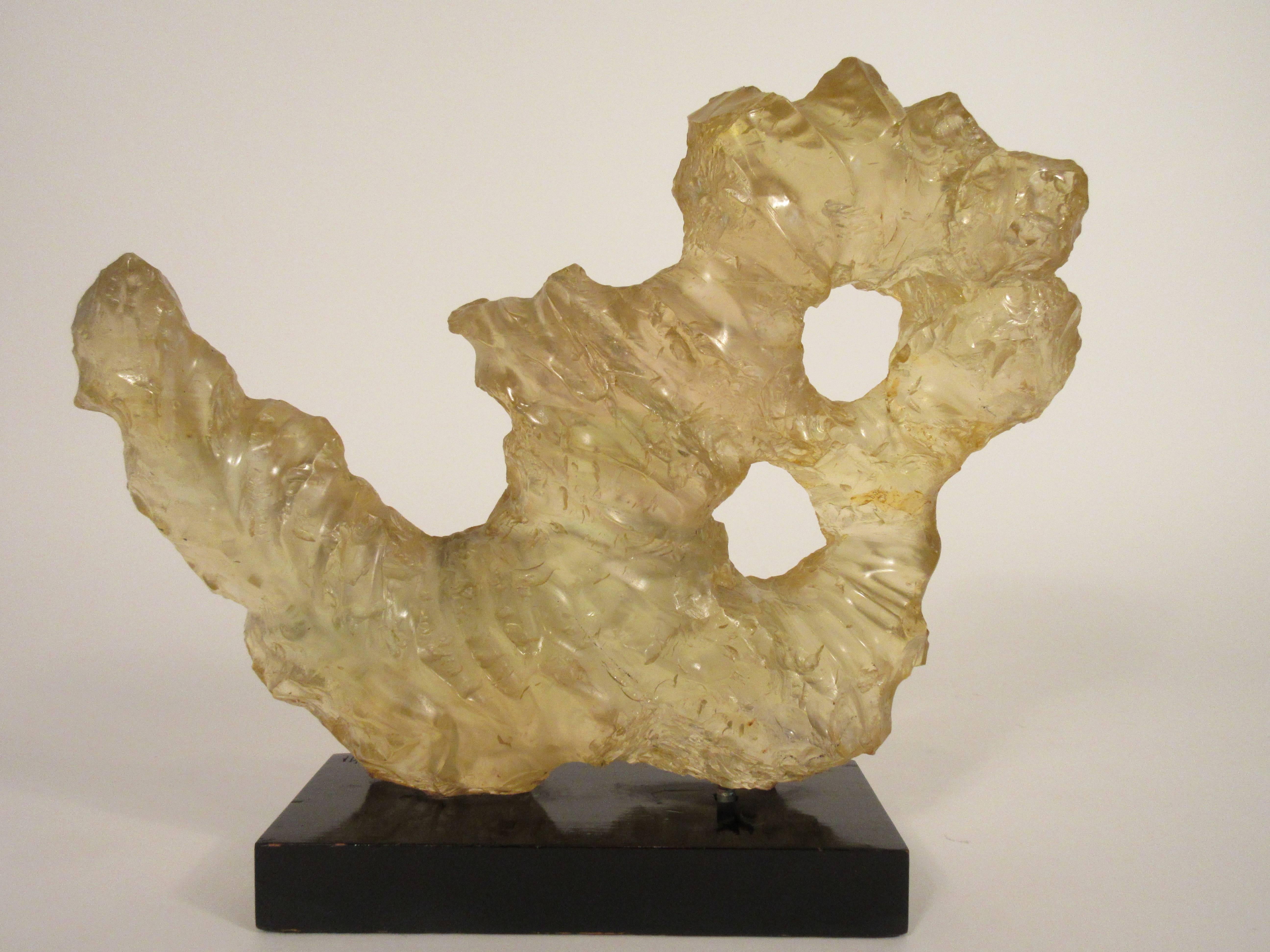 1970s Resin Sculpture In Distressed Condition For Sale In Tarrytown, NY