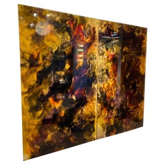 Retro 1970s Resin Wall Panel