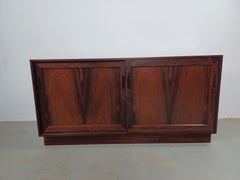 1970's Restored and Refinished Danish Rosewood Sideboard - Cabinet