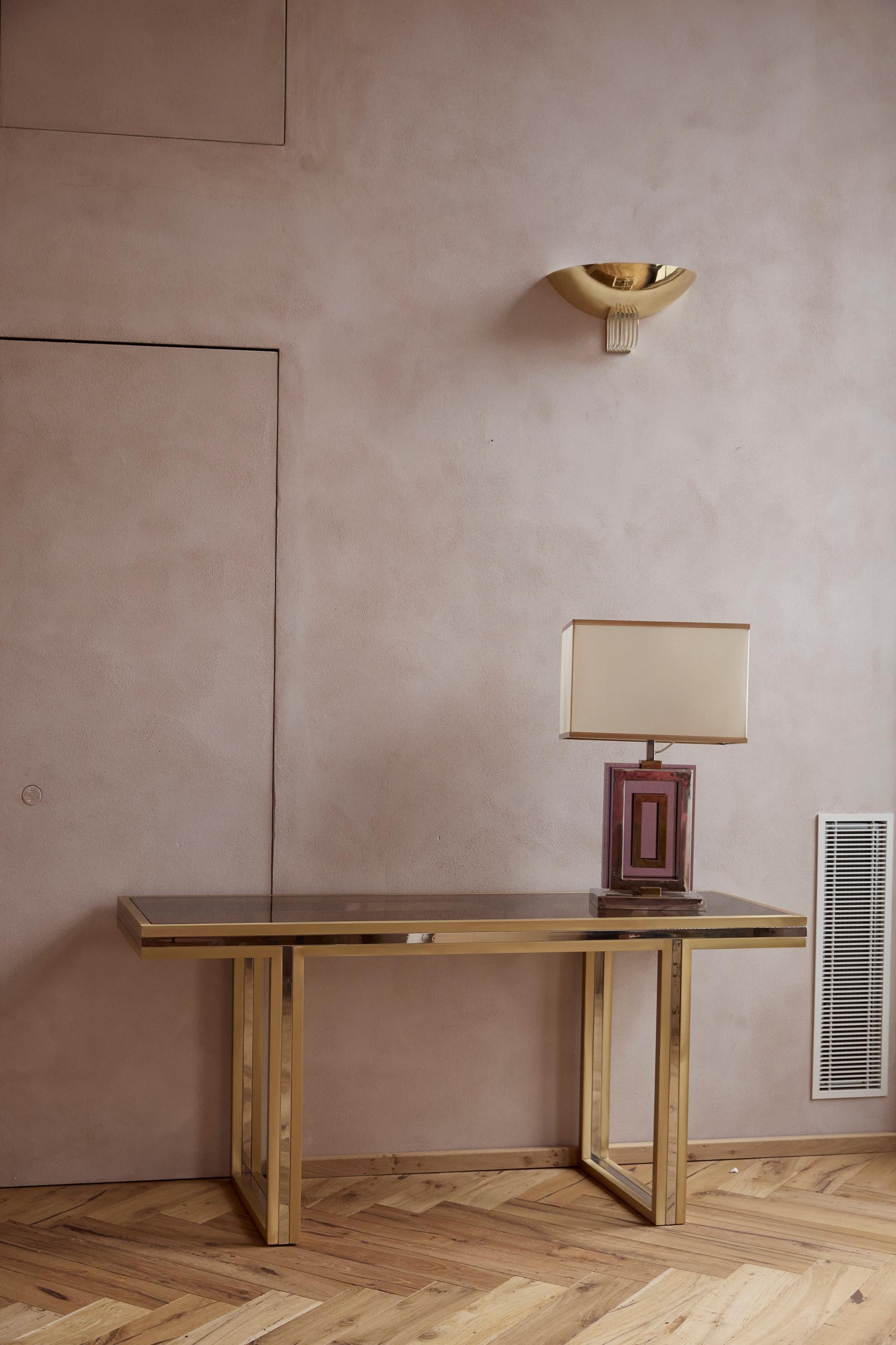1970s Restored Romeo Rega Console Table im Zustand „Gut“ im Angebot in Florence, Tuscany