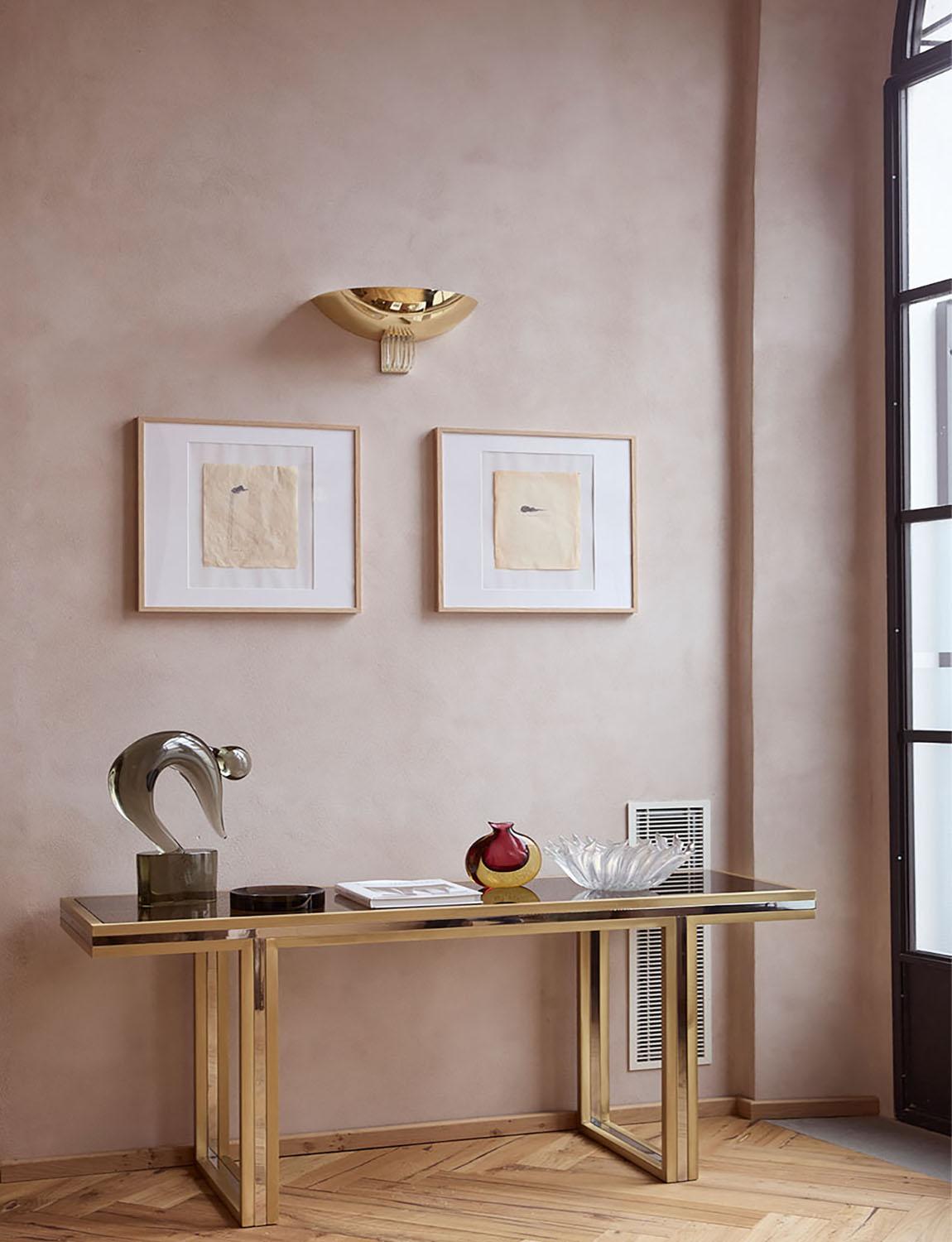 1970s Restored Romeo Rega Console Table (Ende des 20. Jahrhunderts) im Angebot