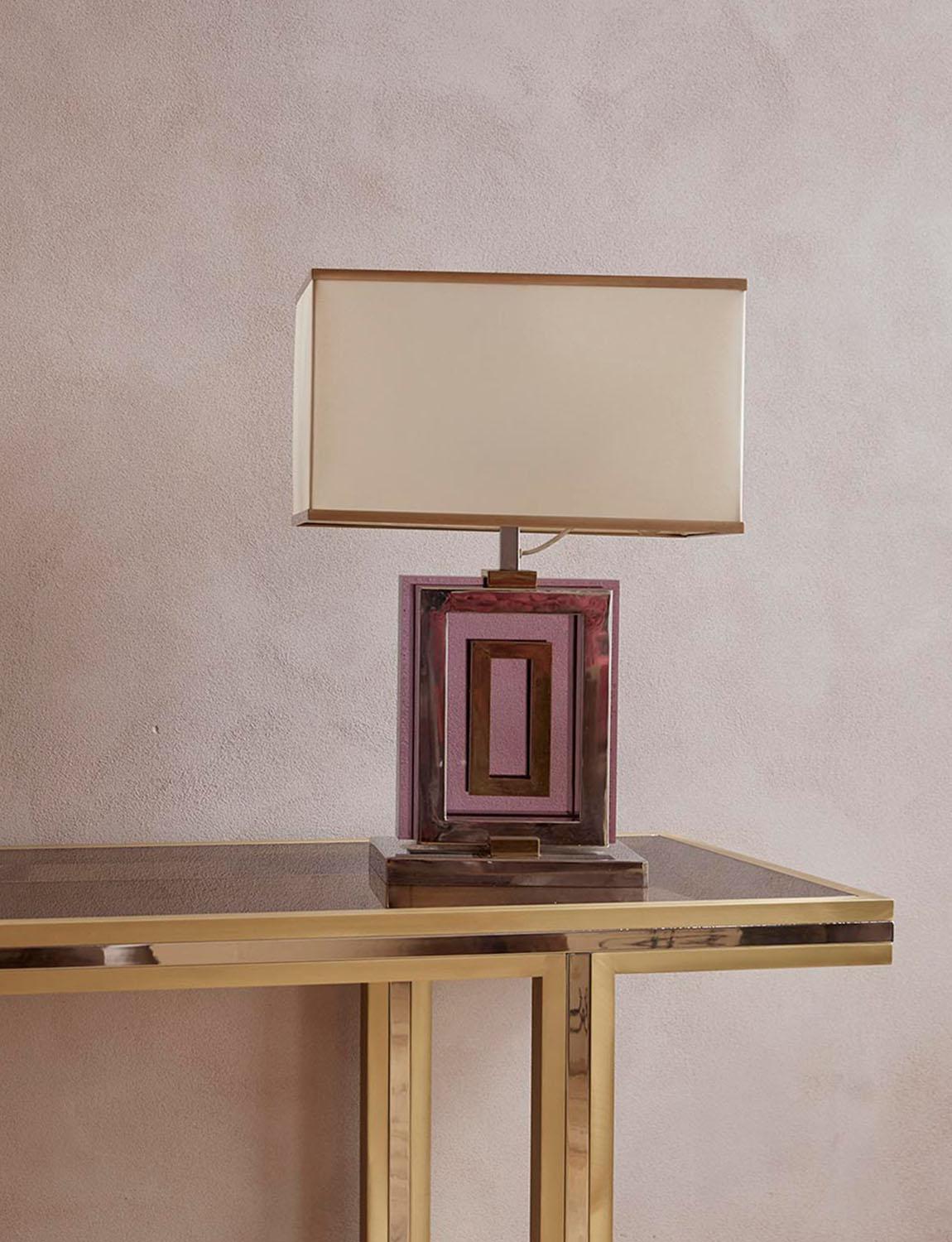 1970s Restored Romeo Rega Console Table (Glas) im Angebot