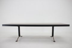 1970s Restored Walnut Coffee Table, Czechoslovakia