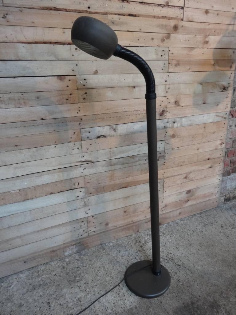 Mid-Century Modern 1970s Retro Vintage Freestanding Dijkstra Bowl Shaped Reading Floor Lamp For Sale