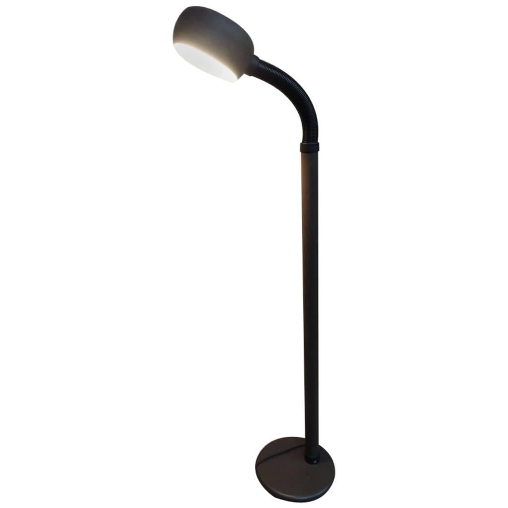 Lampadaire de lecture rétro vintage autoportant Dijkstra en forme de bol, années 1970