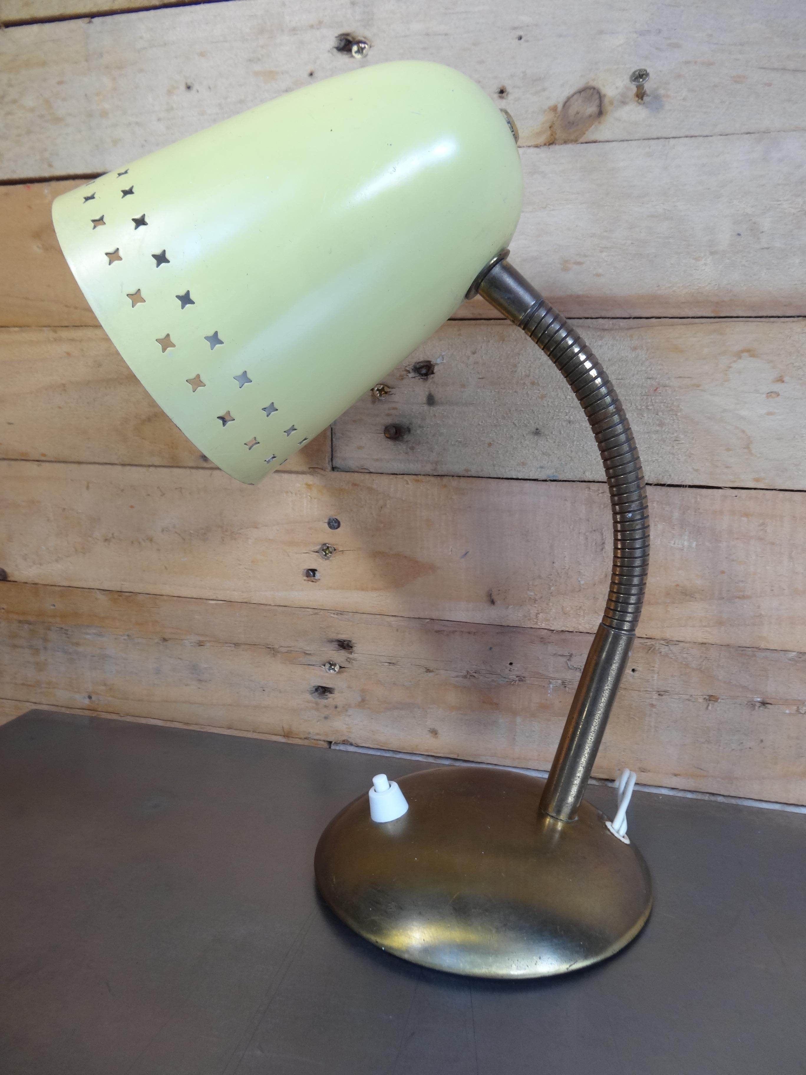 Olandese Lampada da terra retrò vintage anni '70 a due luci a forma di fungo di Dijkstra in vendita