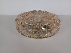 1970's Rewired Danish Glass Flush Mount