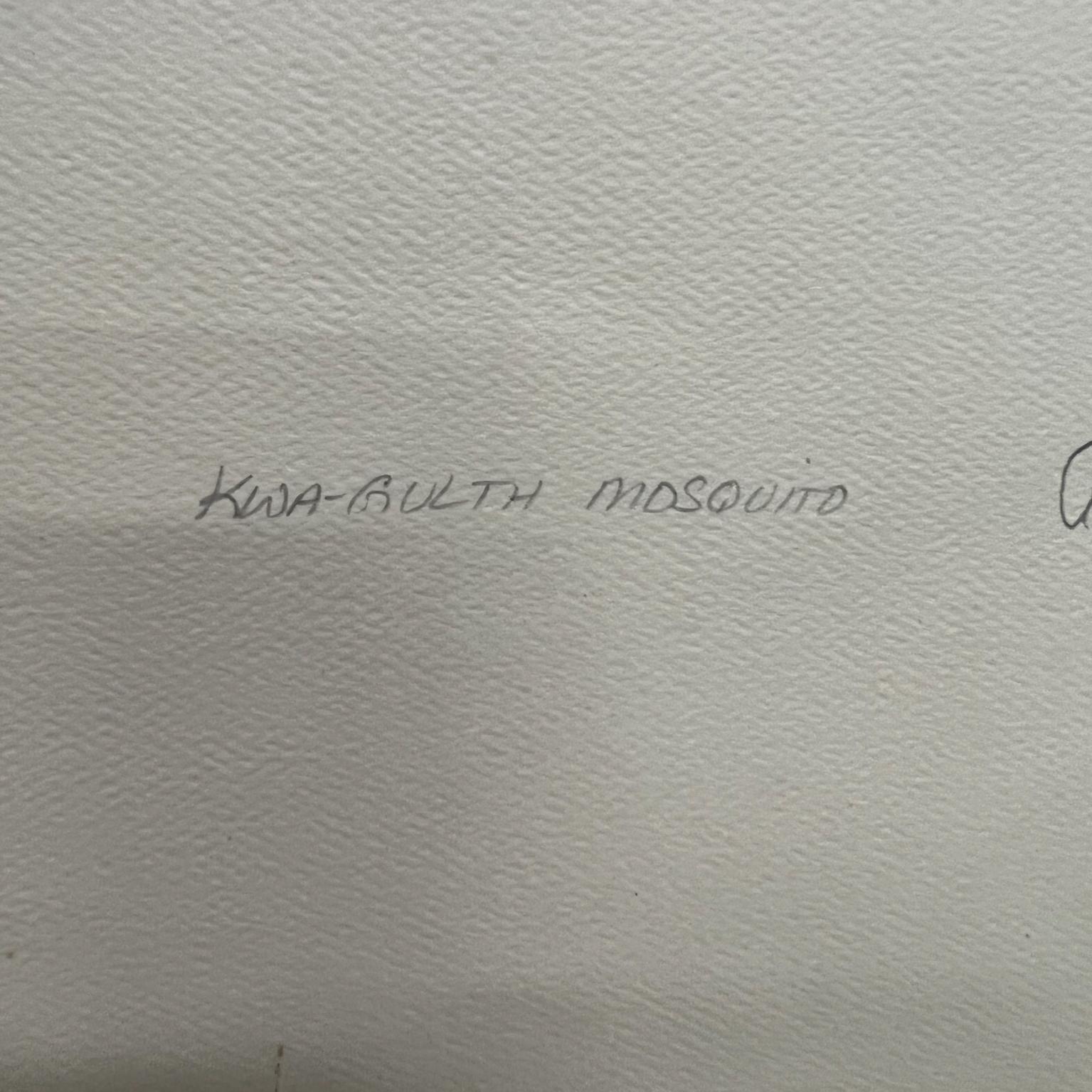 1970er Richard Hunt Kwa Gulth Mosquito Northwest Kunstdruck Signiert Limitiert im Angebot 4