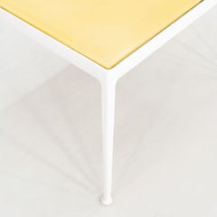 1970s Richard Schultz for Knoll Dining Table with Yellow Top 38 inch