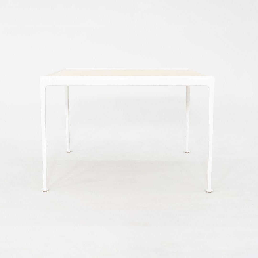 Fin du 20e siècle 1970 Richard Schultz for Knoll Dining Table with Yellow Top 38 inch en vente