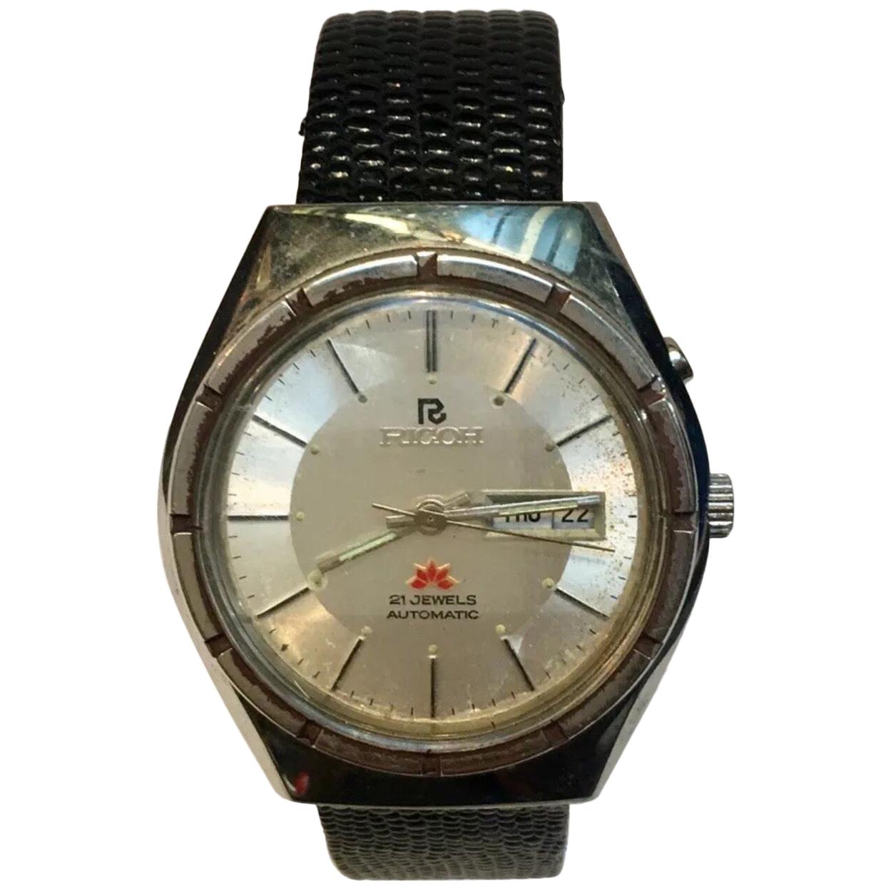 1970s Ricoh Vintage Automatic Wristwatch For Sale