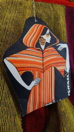 Rikma Rainbow Stripe Hooded Zip Up Dress, 1970s