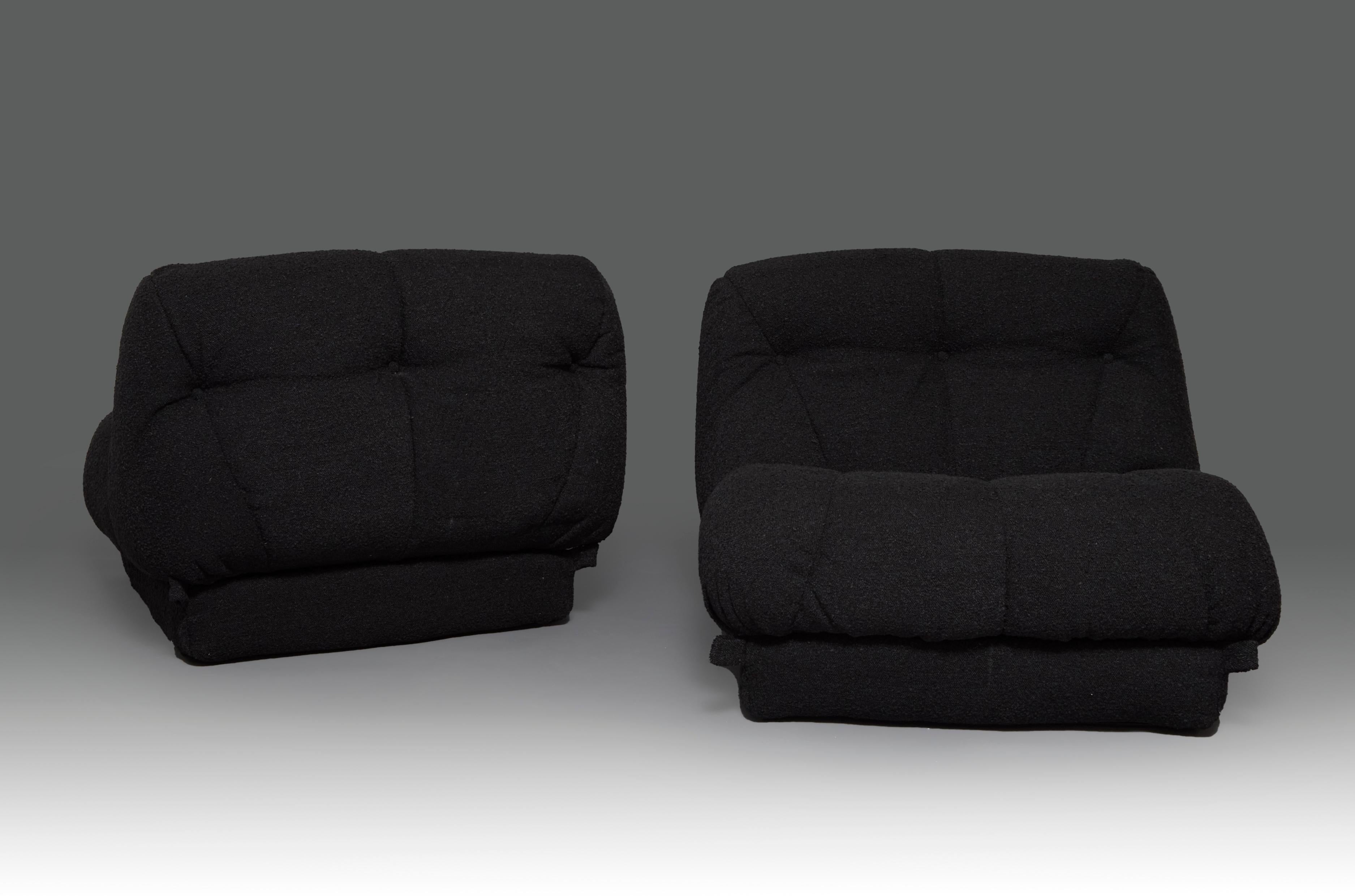 Mid-Century Modern 1970s Rino Maturi ‘’Nuvolone’’ Lounge Chairs For Sale