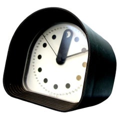 Retro 1970s Ritz Italora Original Table Clock by Joe Colombo Optic Art