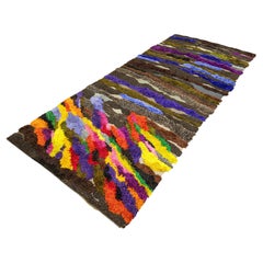 1970s Robert Kidd Monumental Handwoven Textile Rug or Wall Hanging 9' x 19'