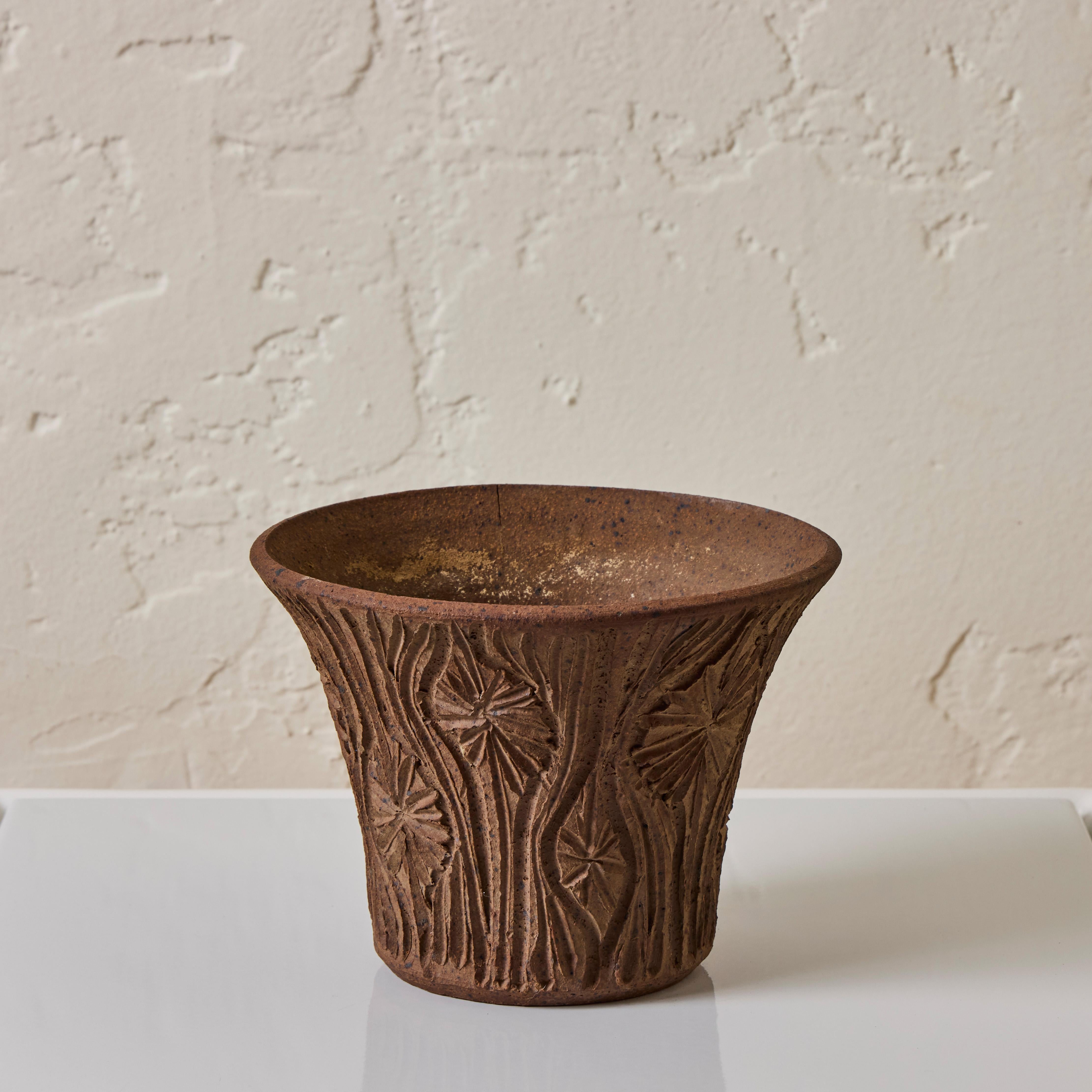 1970s Robert Maxwell & David Cressey 'Teardrop Sunburst' Pot for Earthgender (Moderne der Mitte des Jahrhunderts) im Angebot