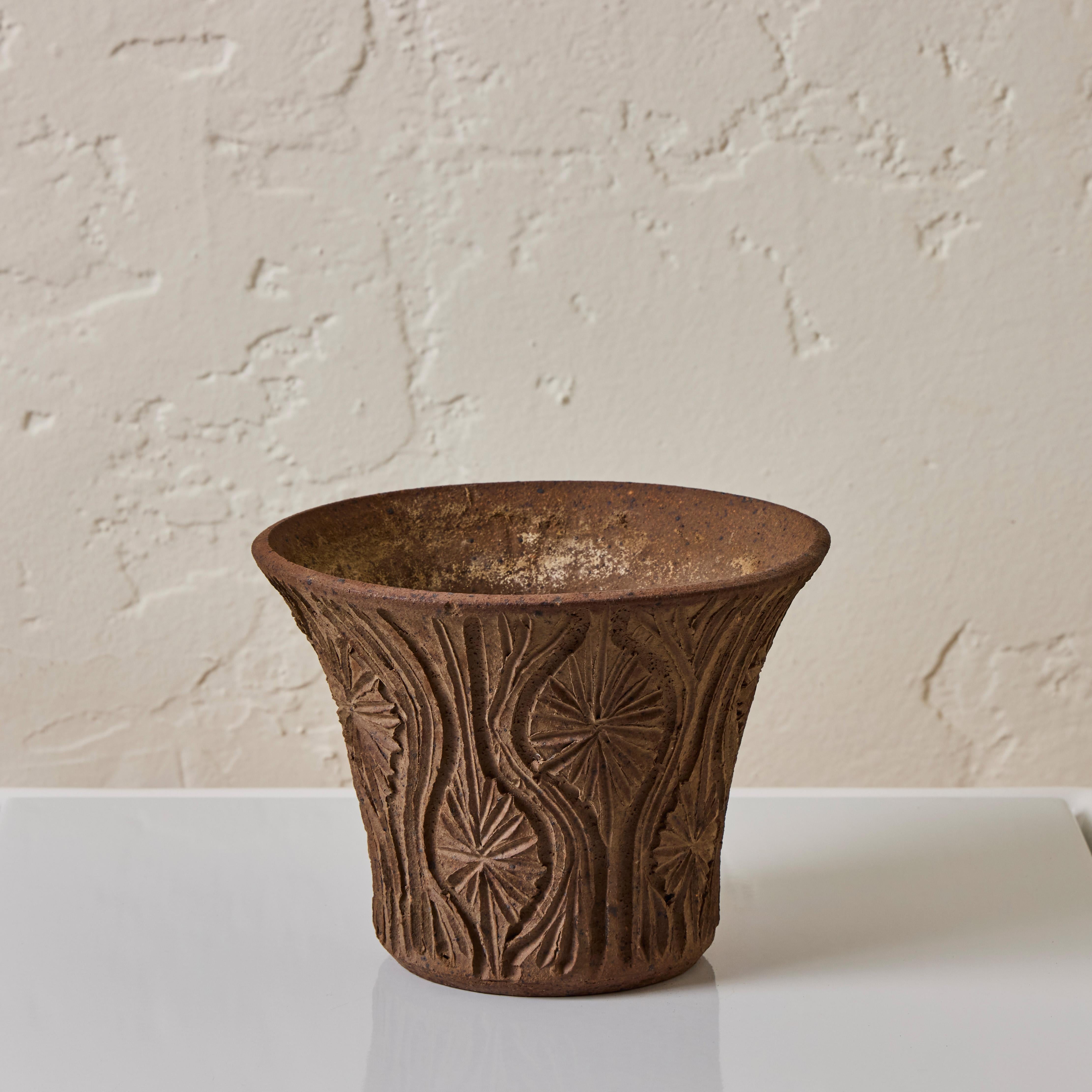 1970s Robert Maxwell & David Cressey 'Teardrop Sunburst' Pot for Earthgender (amerikanisch) im Angebot