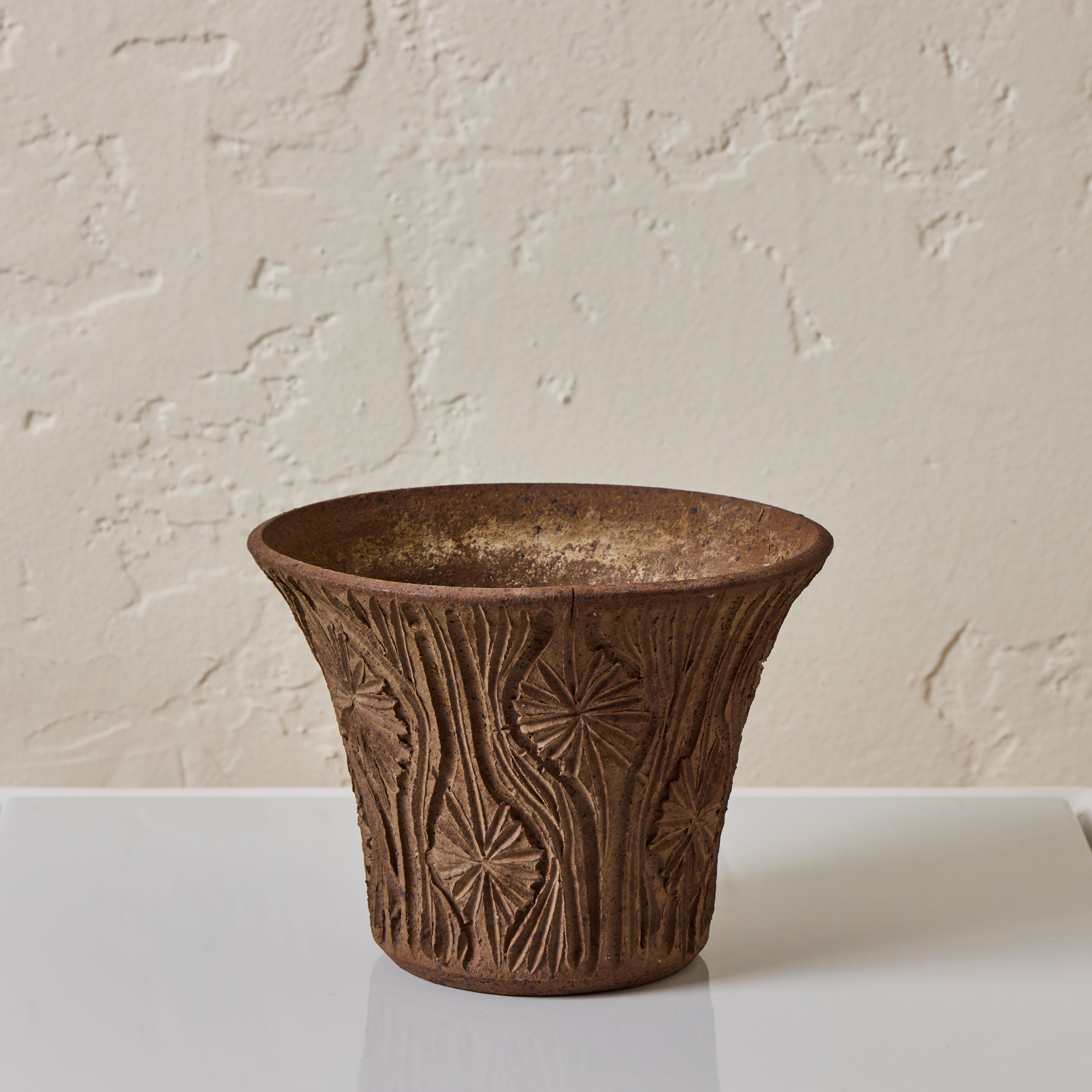 1970s Robert Maxwell & David Cressey 'Teardrop Sunburst' Pot for Earthgender (Glasiert) im Angebot