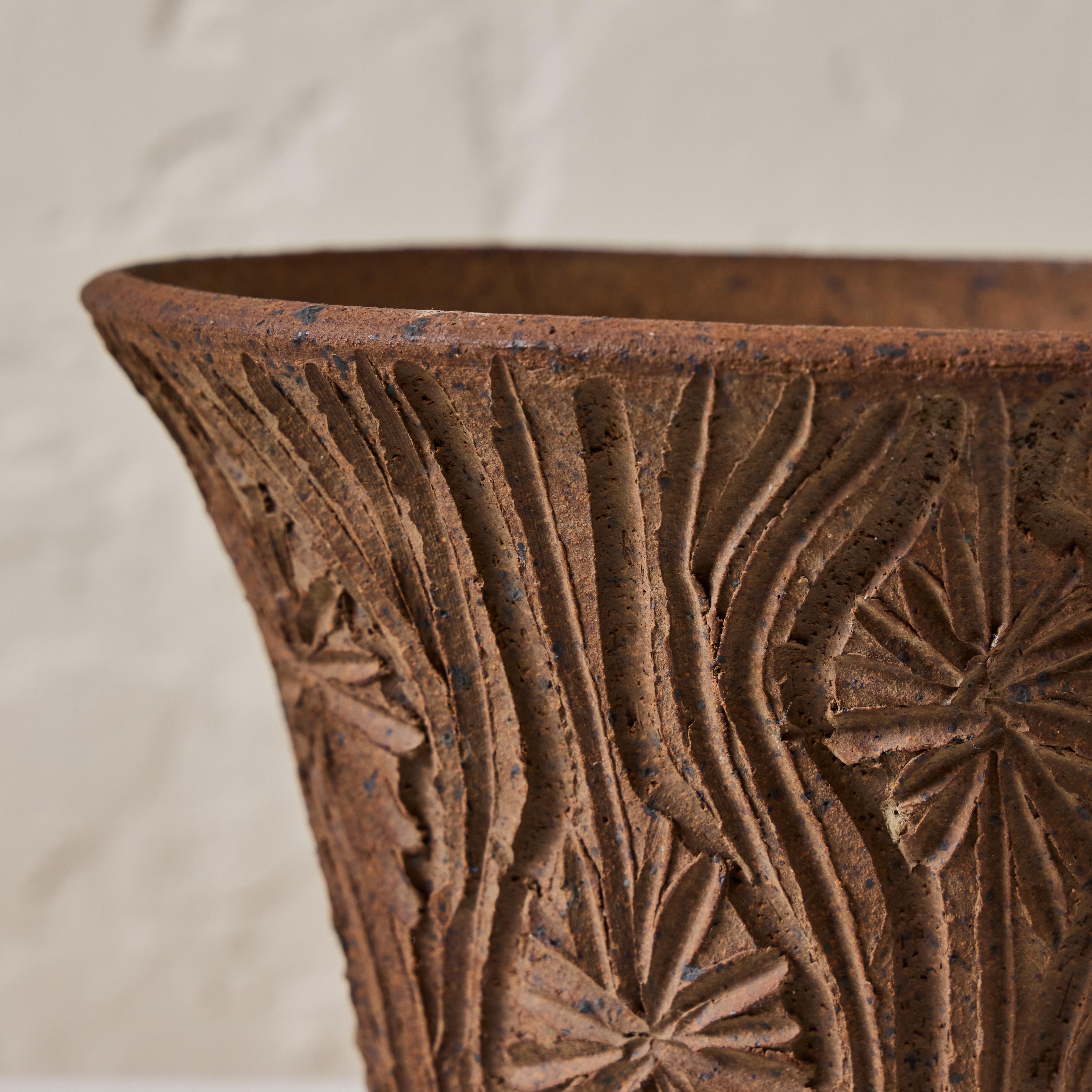 1970s Robert Maxwell & David Cressey 'Teardrop Sunburst' Pot for Earthgender im Angebot 1