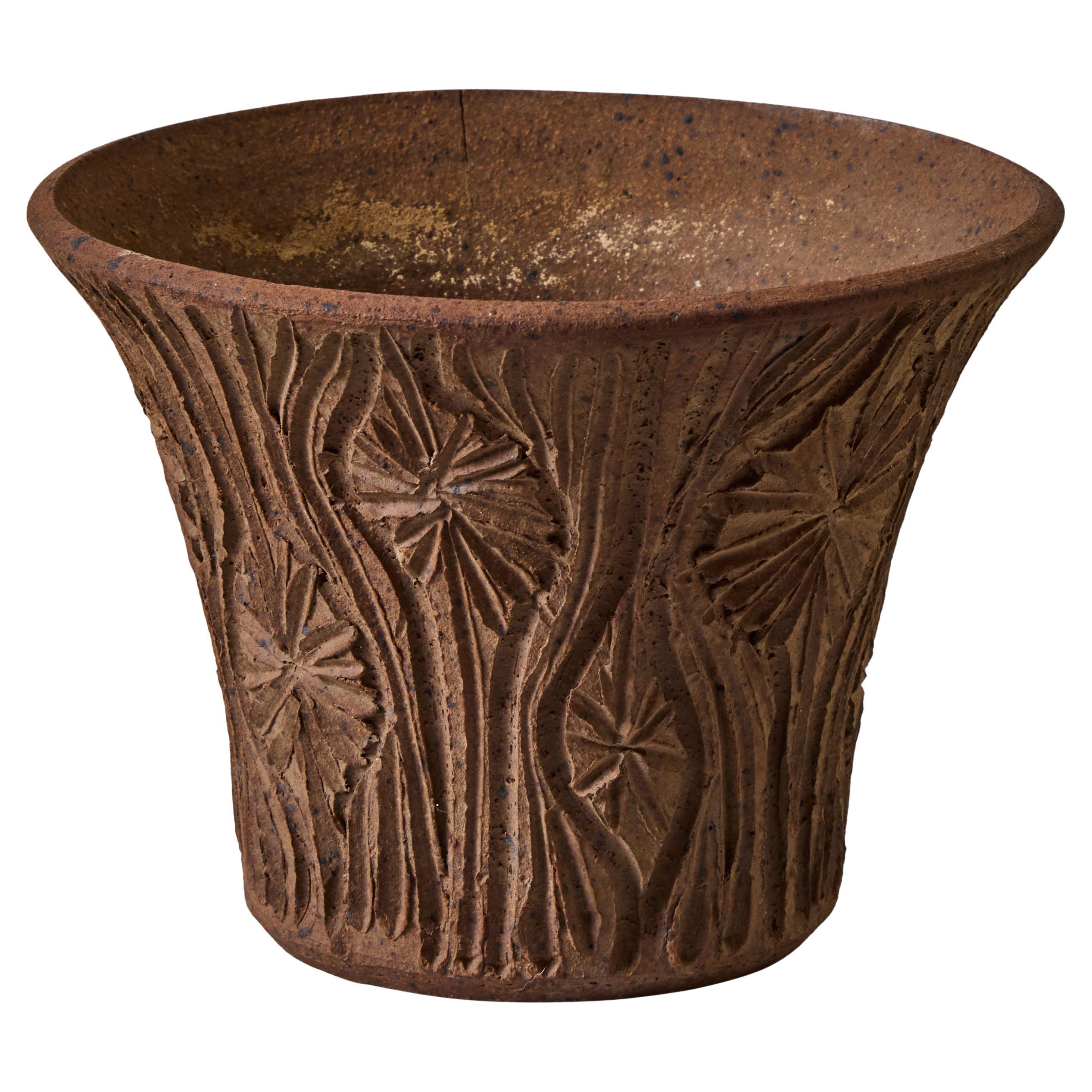 1970s Robert Maxwell & David Cressey 'Teardrop Sunburst' Pot for Earthgender im Angebot