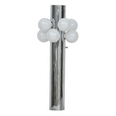 1970s Robert Sonneman (Attributed) Tubular Chrome Lamp