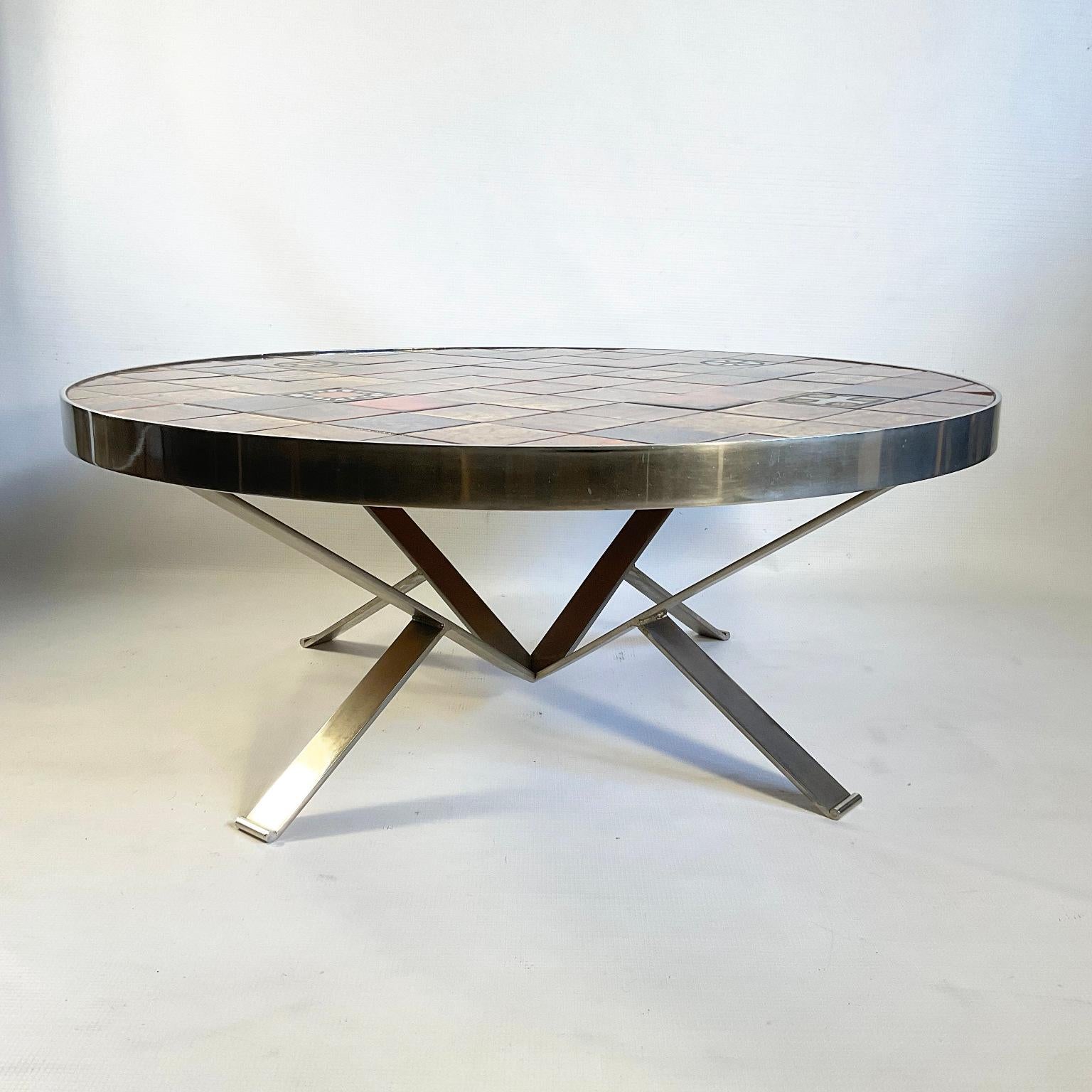 table basse ronde roche bobois