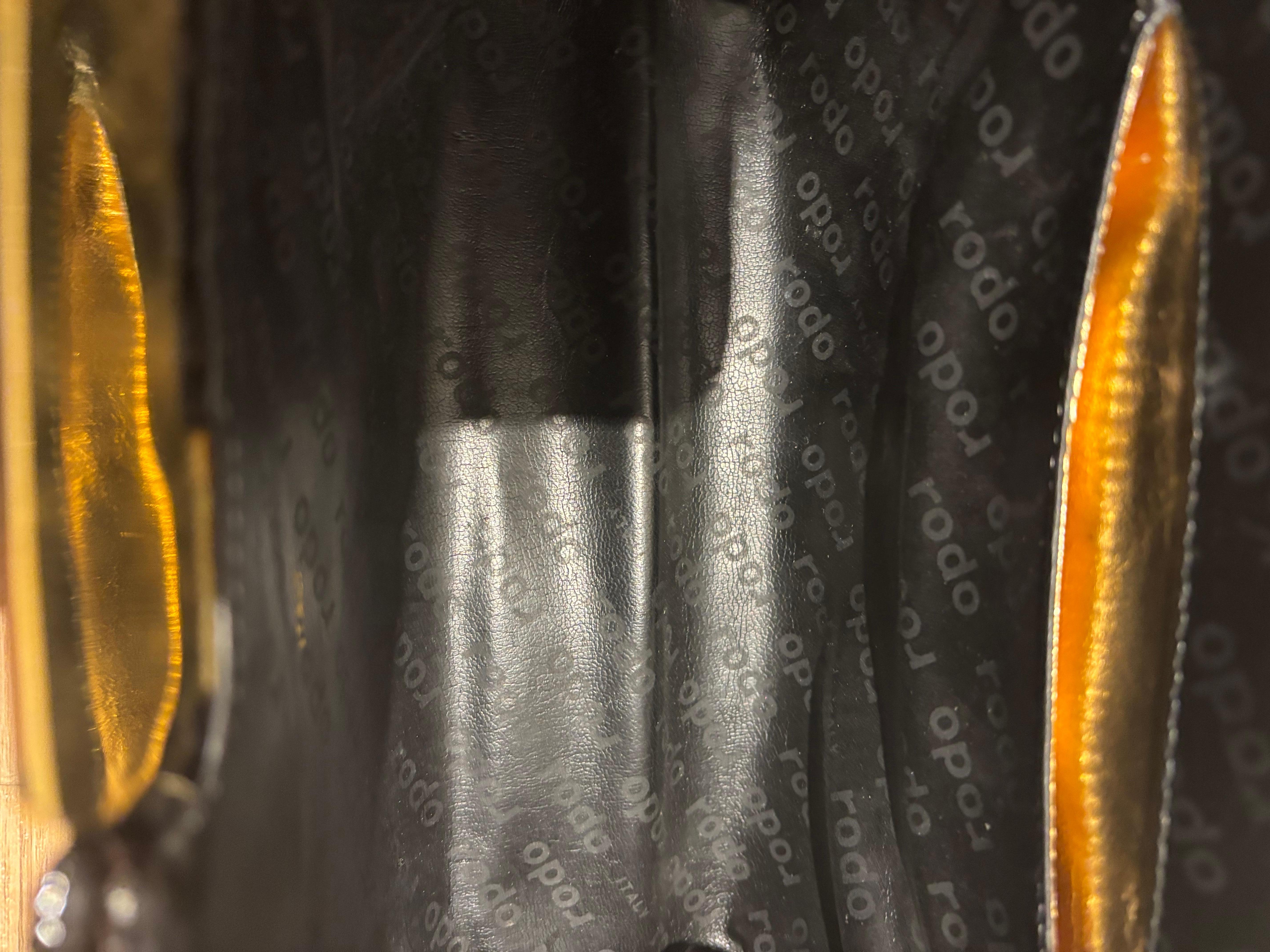 Borsa in vimini nera di Rodo degli anni '70 in vendita 6