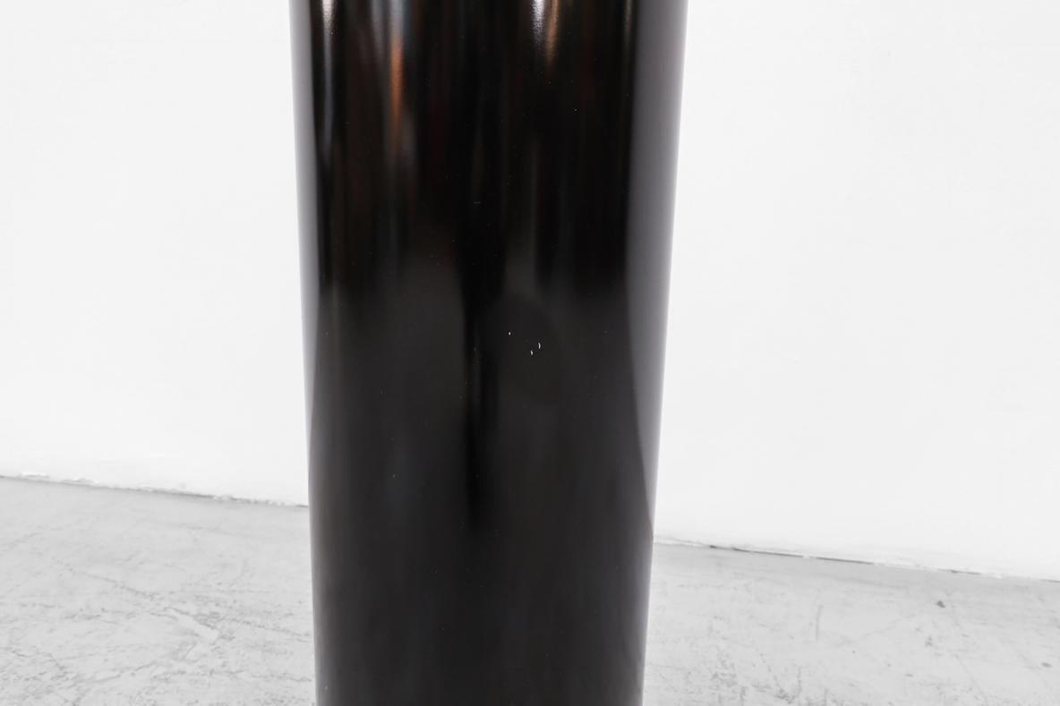 1970's Roger Lecal Style Black Standing Lipstick Mirror 5
