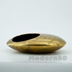 1970er Roger Tallon Messing Orb Skulptur Midcentury Space Age UFO Zigarren-Aschenbecher