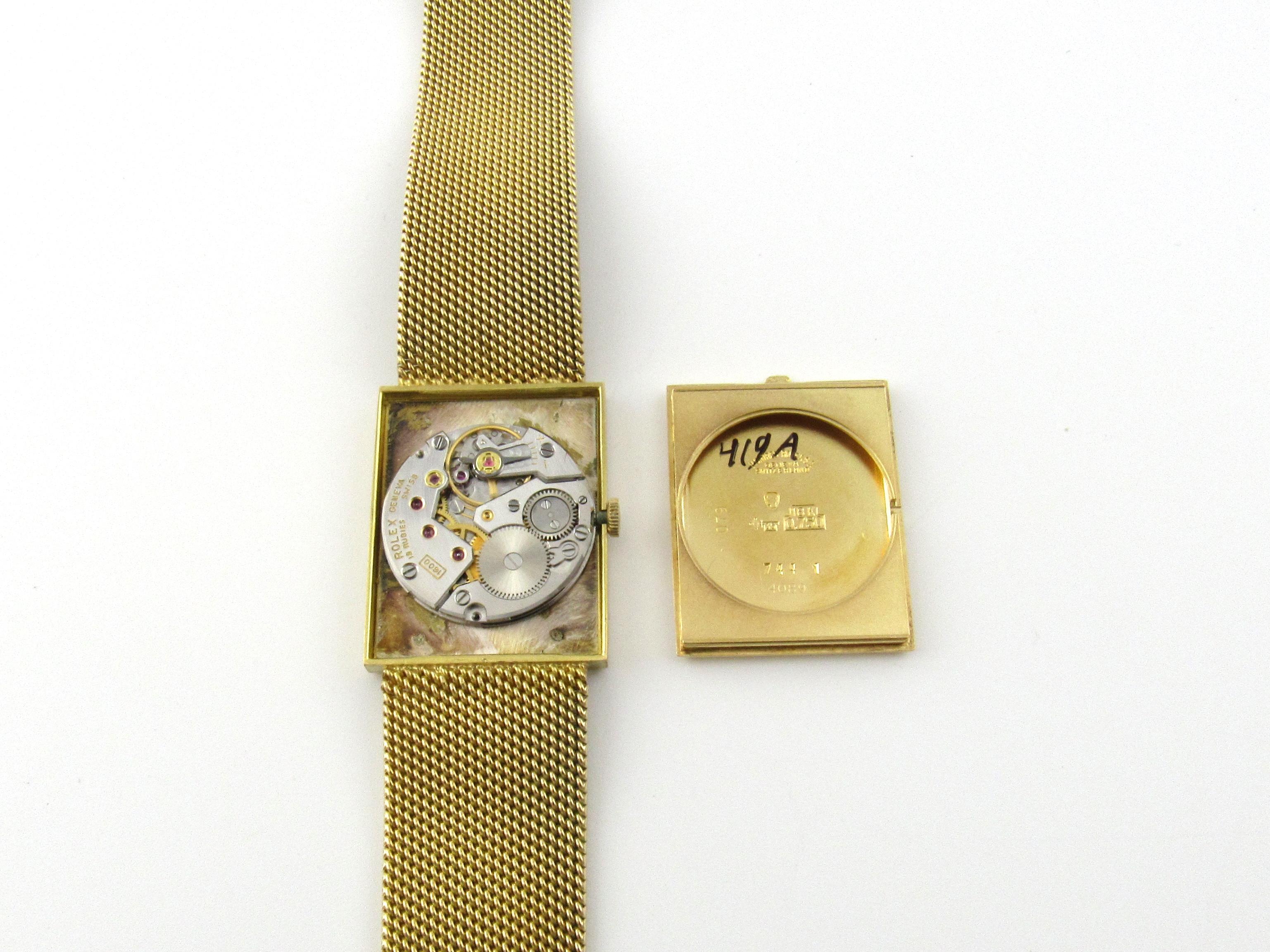 rolex cellini rectangular