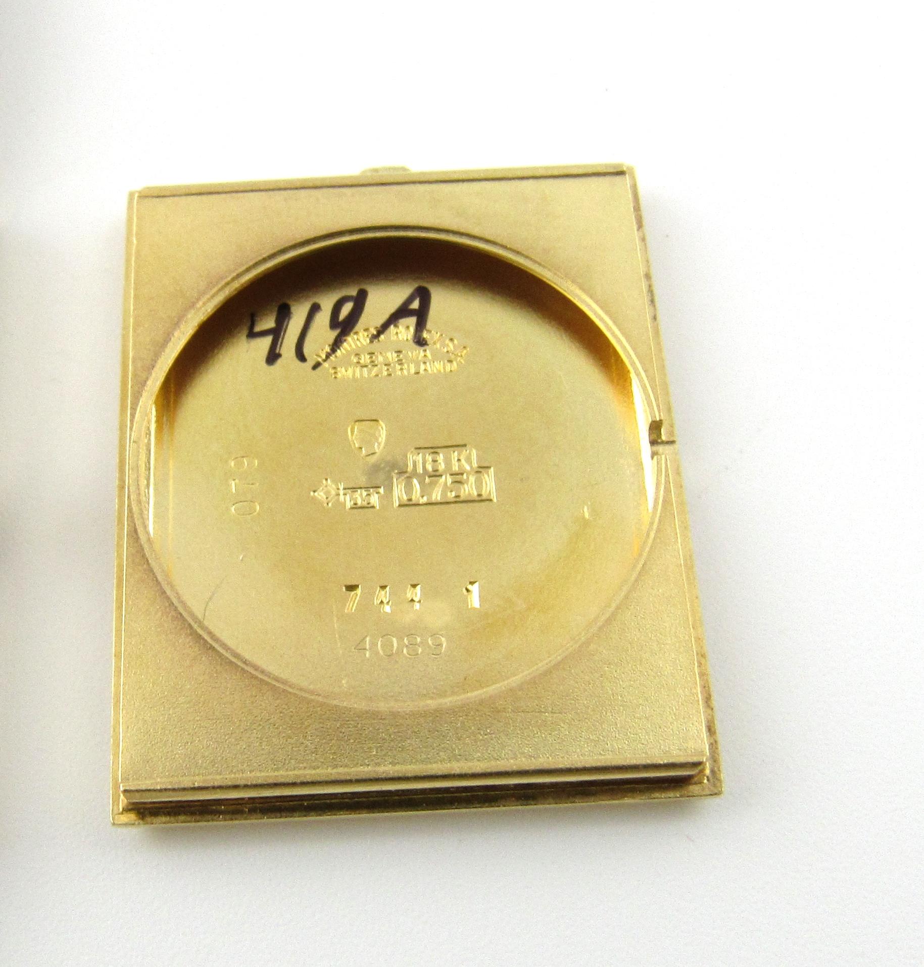 1970s Rolex 18 Karat Yellow Gold Cellini Watch 4089 1600 Caliber Movement In Good Condition In Washington Depot, CT