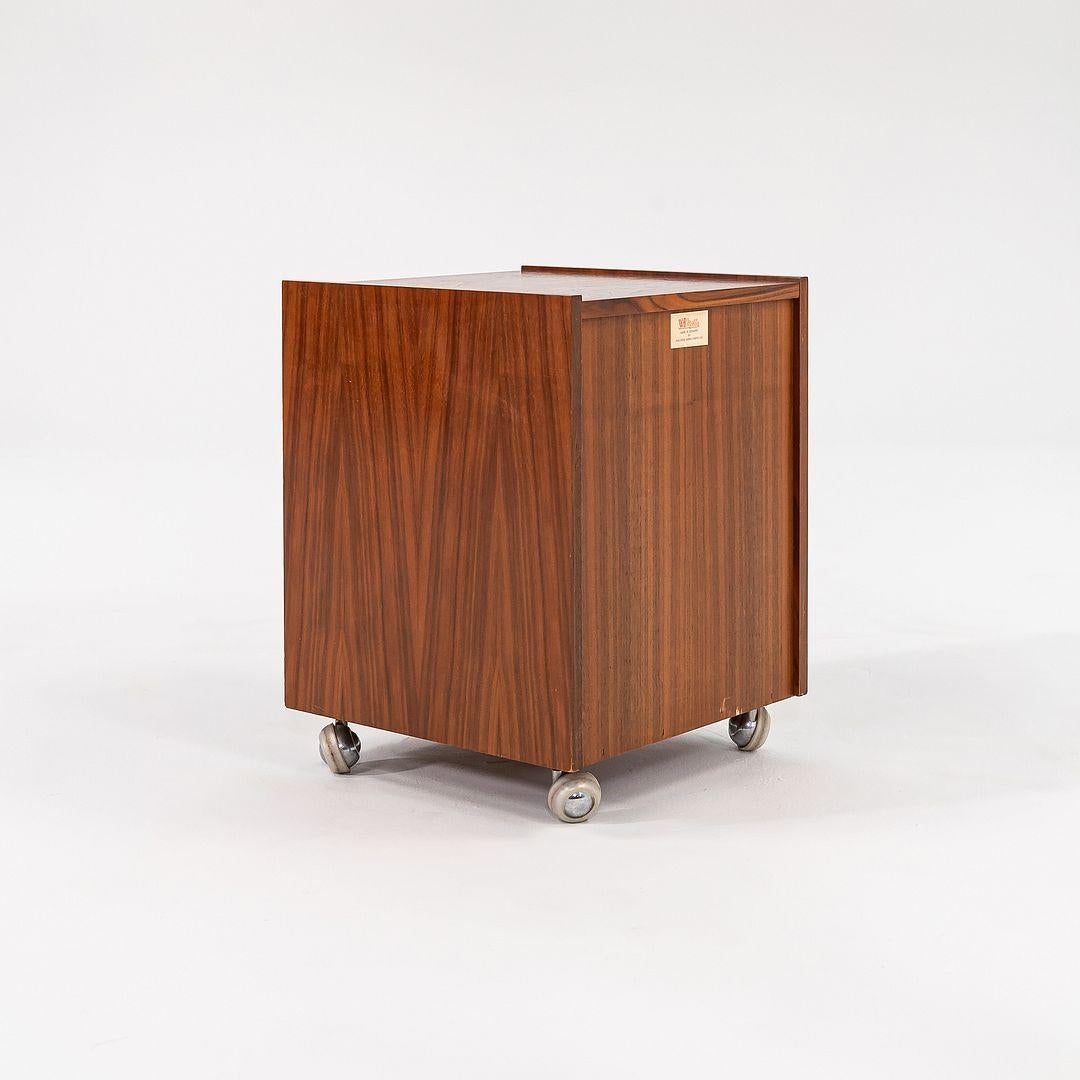 1970s Rolling Axelsens Mobelfabrik for W&B Mobler Teak Bedside Table/Cabinet In Good Condition For Sale In Philadelphia, PA