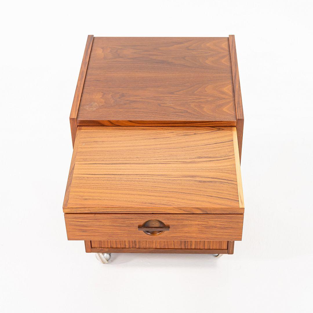 1970s Rolling Axelsens Mobelfabrik for W&B Mobler Teak Bedside Table/Cabinet For Sale 2