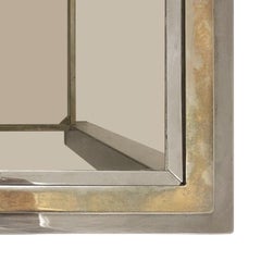 1970s Romeo Rega Brass and Chrome Two-Tier Console