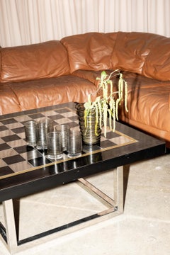 1970s Romeo Rega Chessboard Coffee Table