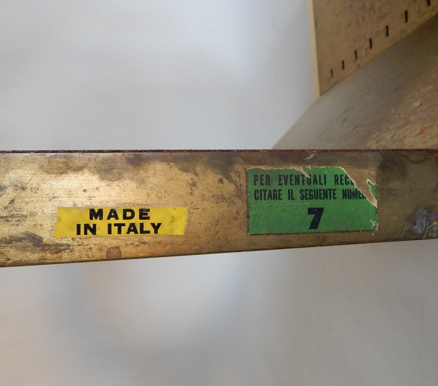 Fine XX secolo Vasi ottagonali in ottone e canna di Romeo Rega per Mario Sabot degli anni '70 in vendita