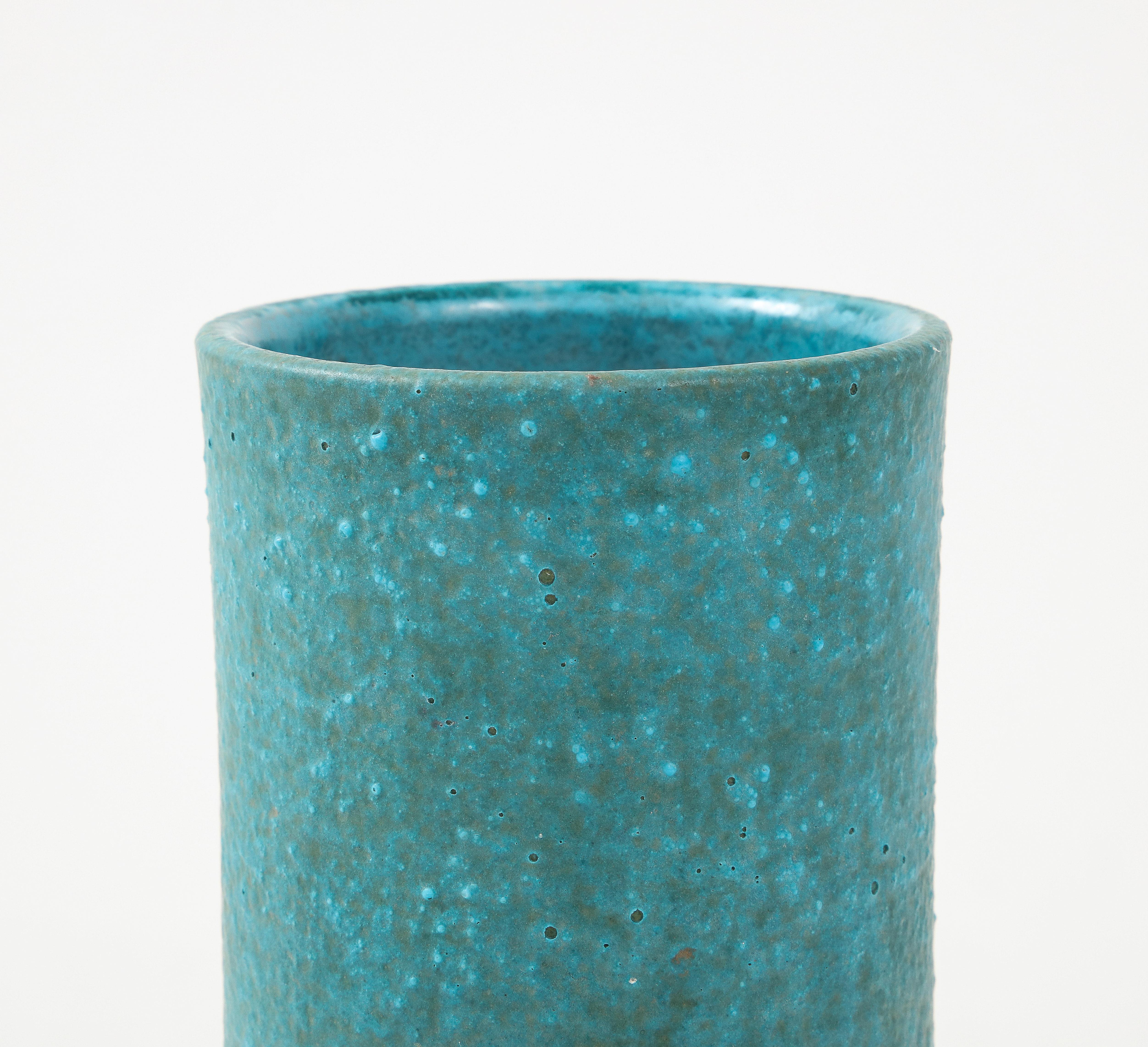 1970's Rosenthal Netter Pottery Modern Vase For Sale 4
