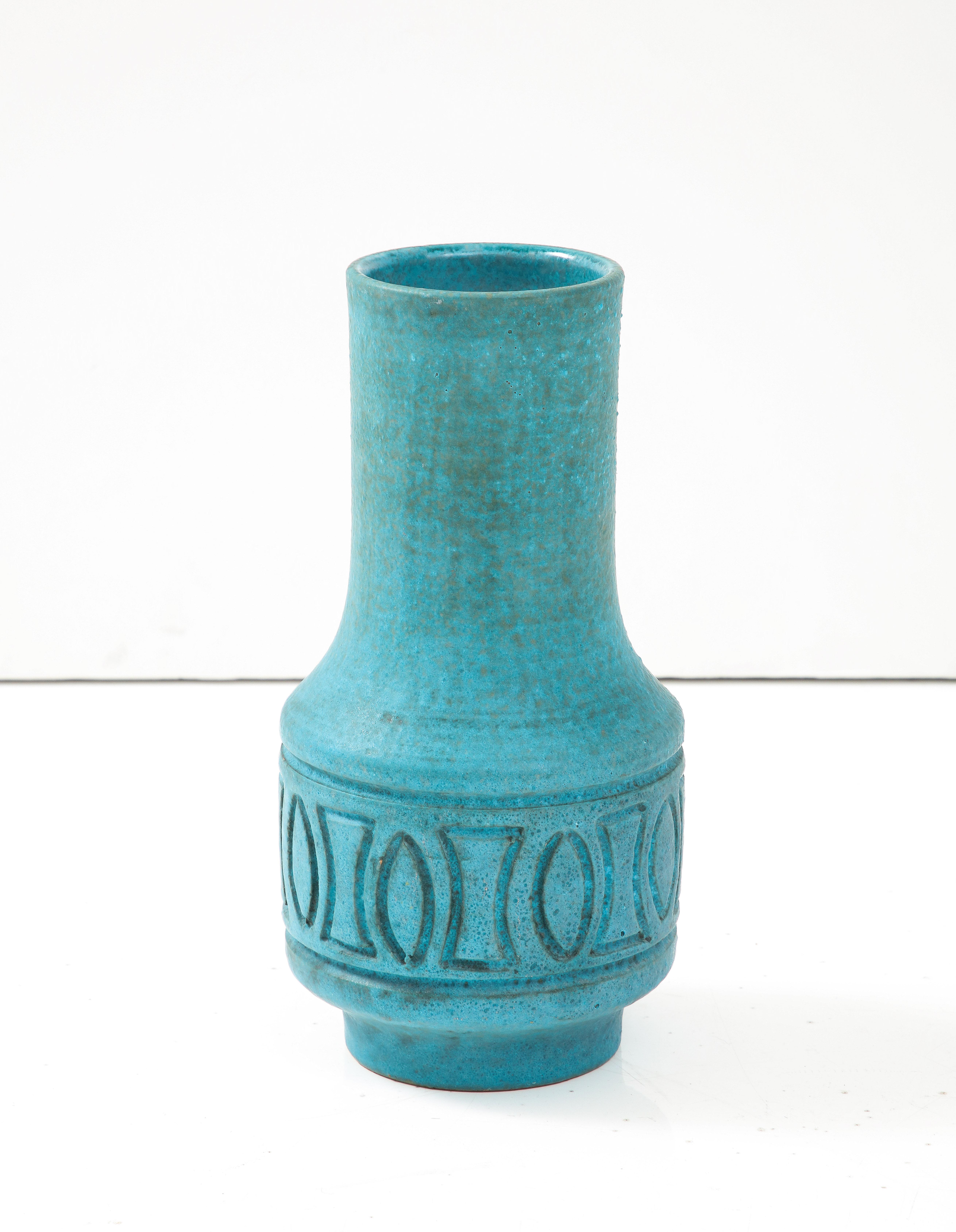 Mid-Century Modern 1970's Rosenthal Netter Pottery Modern Vase For Sale