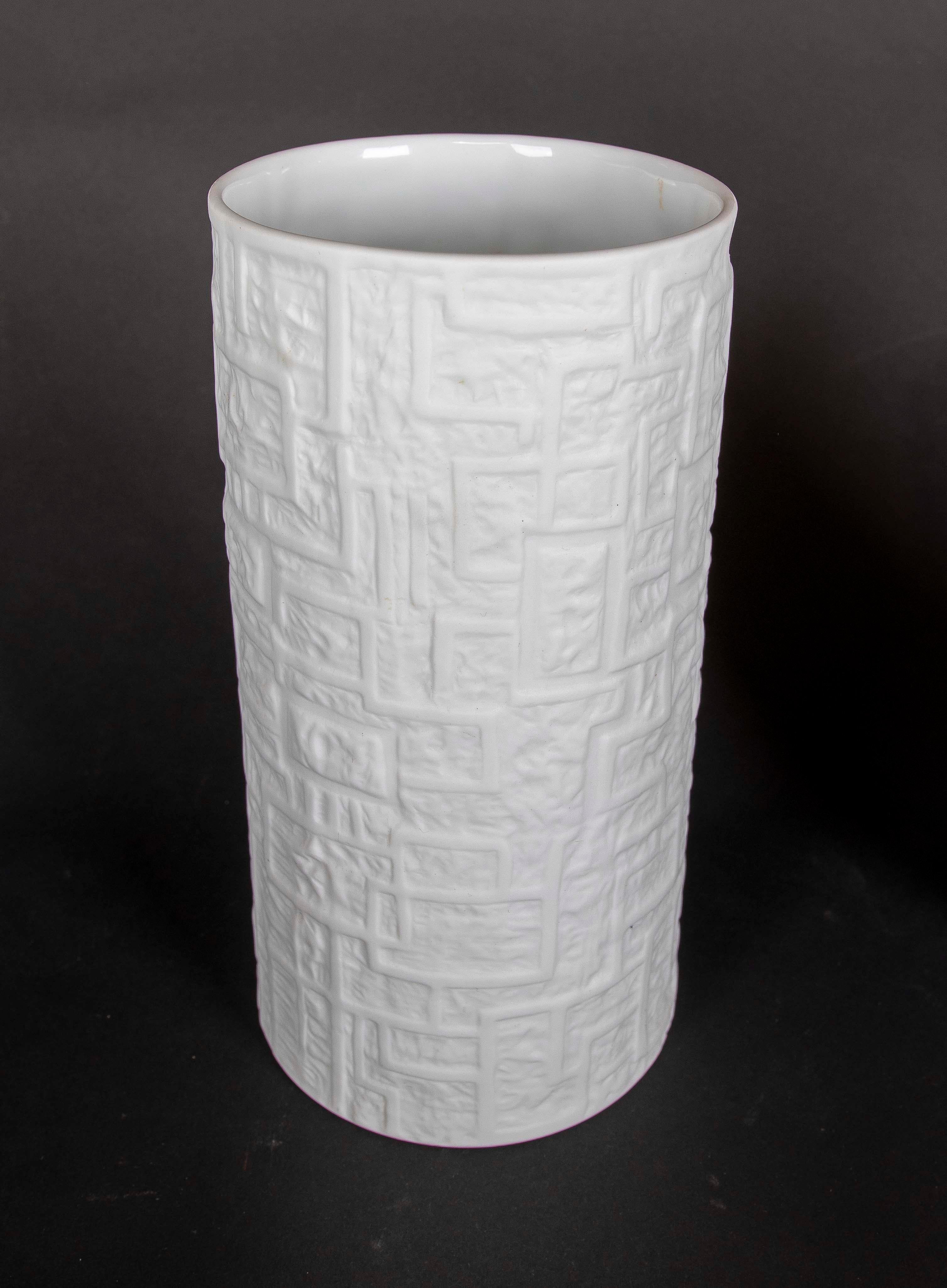 Tedesco Set di vasi degli anni '70 di Rosenthal Linee Studio con goffratura geometrica in vendita