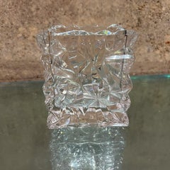 1970s Rosenthal Studio Linie Crystal Crinkle Vase Germany