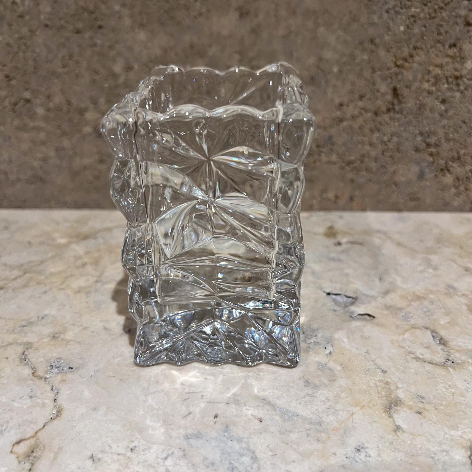 1970s Rosenthal Studio Linie Crystal Crinkle Vase Set 3 Germany 2